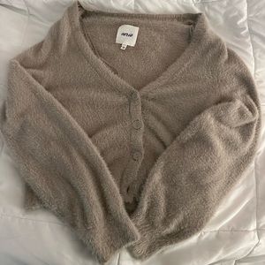 aerie sweater, medium, grey